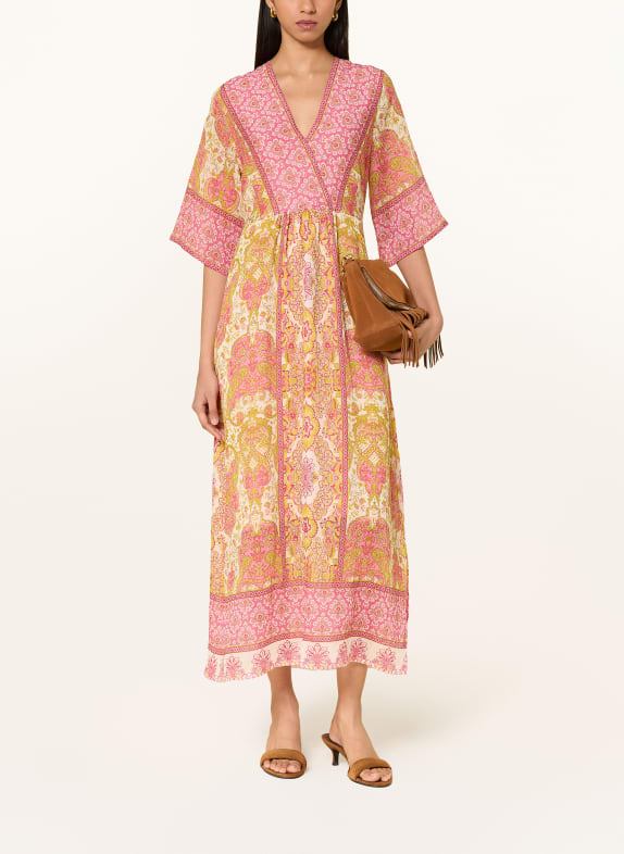 Ana Alcazar Kleid PINK / CREME / OLIV