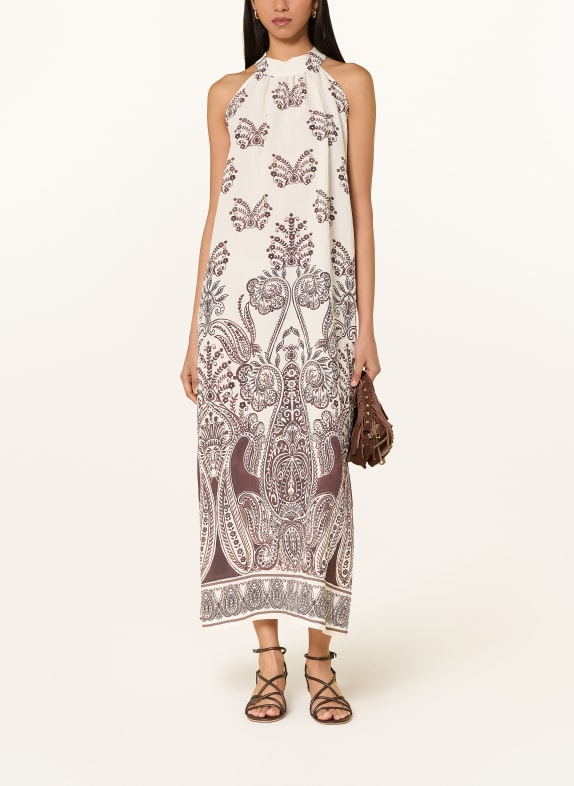 Ana Alcazar Dress CREAM / DARK BROWN