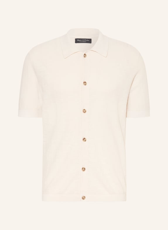 Marc O'Polo Strickhemd Regular Fit ECRU