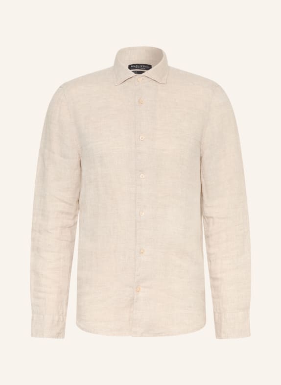 Marc O'Polo Leinenhemd Shaped Fit BEIGE