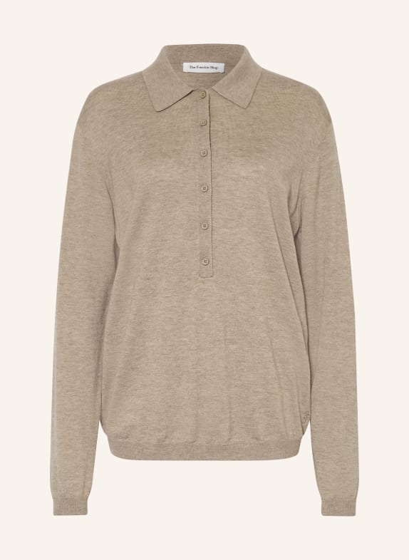 The Frankie Shop Strick-Poloshirt TALA BRAUN