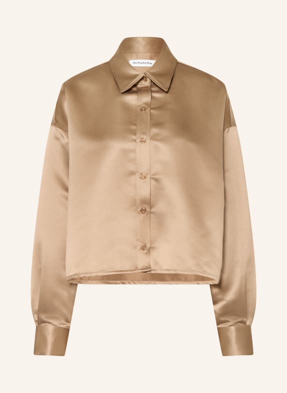 The Frankie Shop Saténová blůza ARLEN BÉŽOVÁ