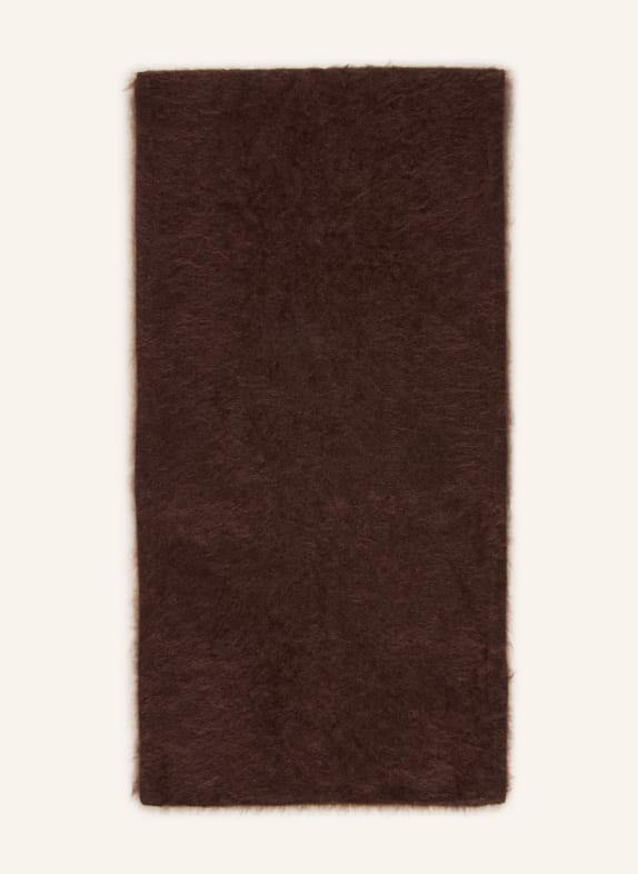 darling harbour Cashmere scarf DARK BROWN
