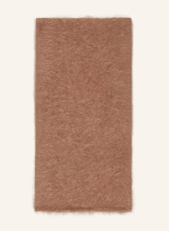 darling harbour Cashmere scarf DARK CAMEL