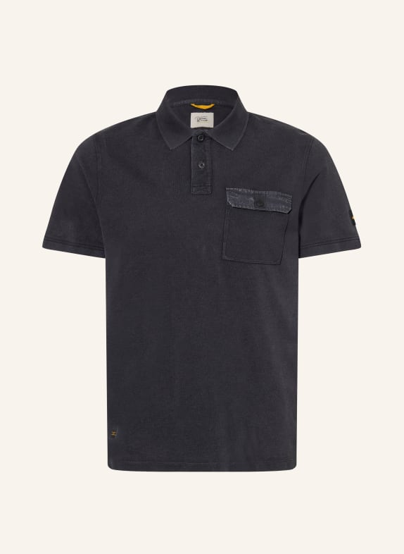 camel active Koszulka polo Piqué CZIEMNOSZARY
