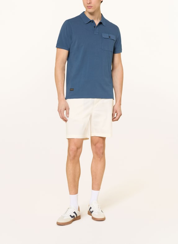 camel active Piqué-poloshirt BLAUW