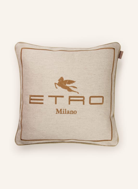 ETRO Home Coussin décoratif MARRON CLAIR / TAUPE