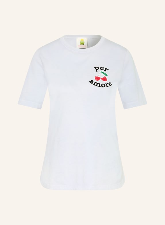 Princess GOES HOLLYWOOD T-Shirt mit Schmucksteinen HELLBLAU / ROT / SCHWARZ