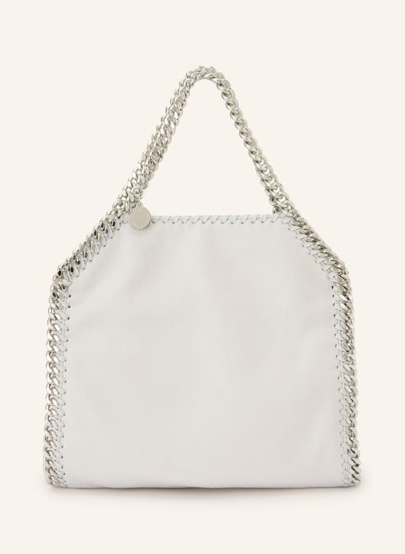 STELLA McCARTNEY Torba na ramię FALABELLA MINI SZARY / SREBRNY