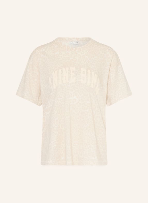 ANINE BING T-Shirt CADE CREME / HELLBRAUN