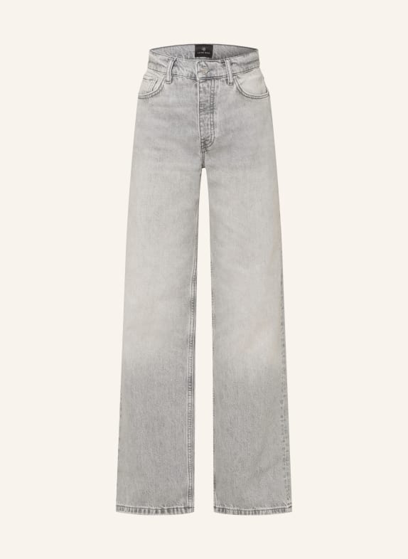 ANINE BING Wide Leg Jeans HUGH OYSTER GREY WASHED GREY