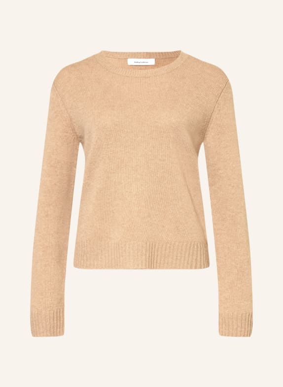 darling harbour Sweter z kaszmiru camel Melange