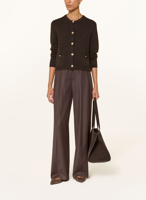 darling harbour Cashemere vest chocolate melange