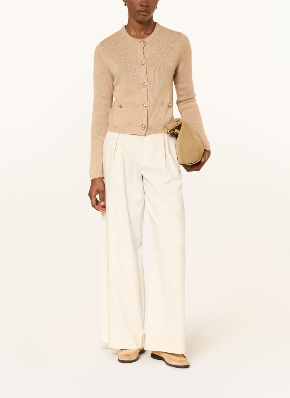 darling harbour Strickjacke aus Cashmere camel Melange