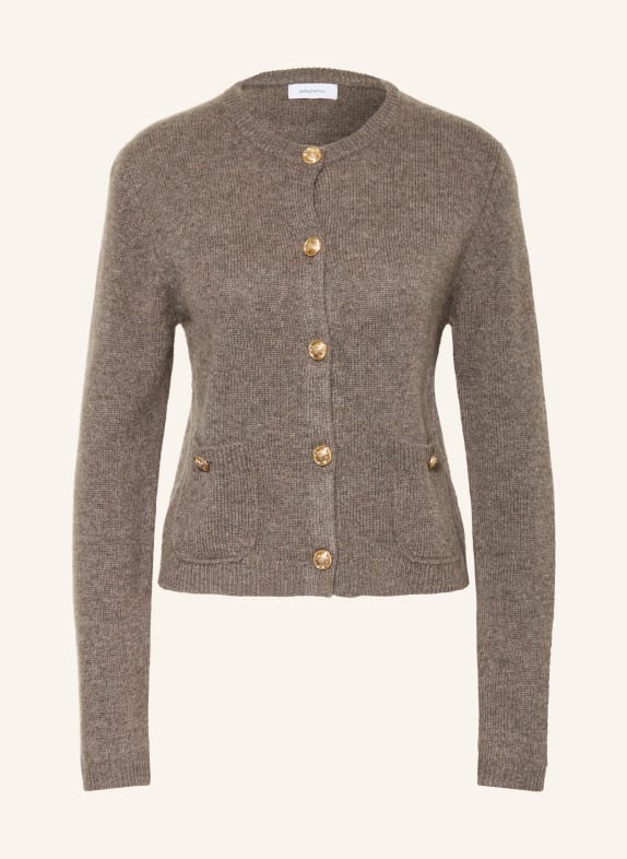 darling harbour Strickjacke aus Cashmere truffle melange