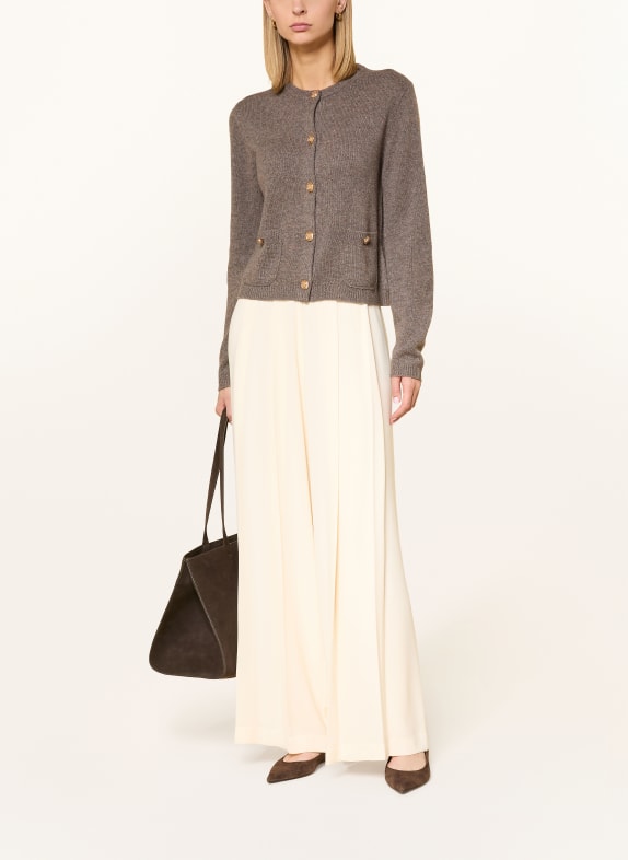 darling harbour Strickjacke aus Cashmere truffle melange