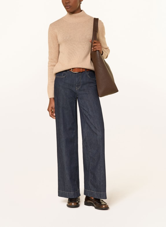 darling harbour Cashmere-Pullover camel Melange