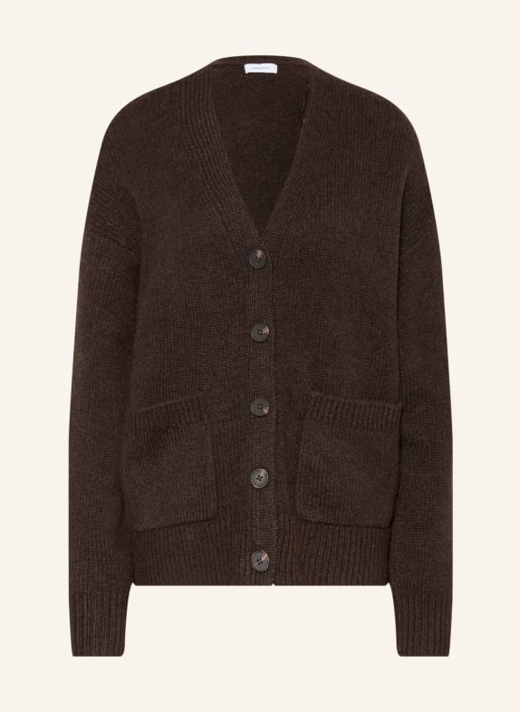 darling harbour Strickjacke aus Cashmere chocolate melange