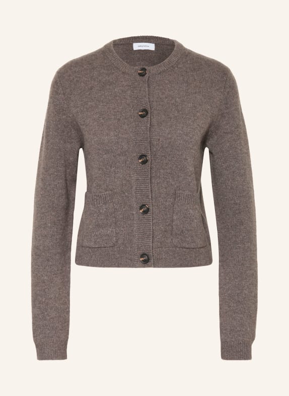 darling harbour Strickjacke aus Cashmere truffle melange