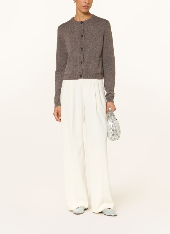 darling harbour Strickjacke aus Cashmere truffle melange