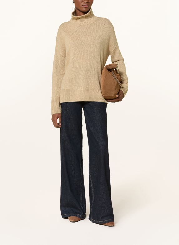 darling harbour Pullover mit Cashmere camel Melange