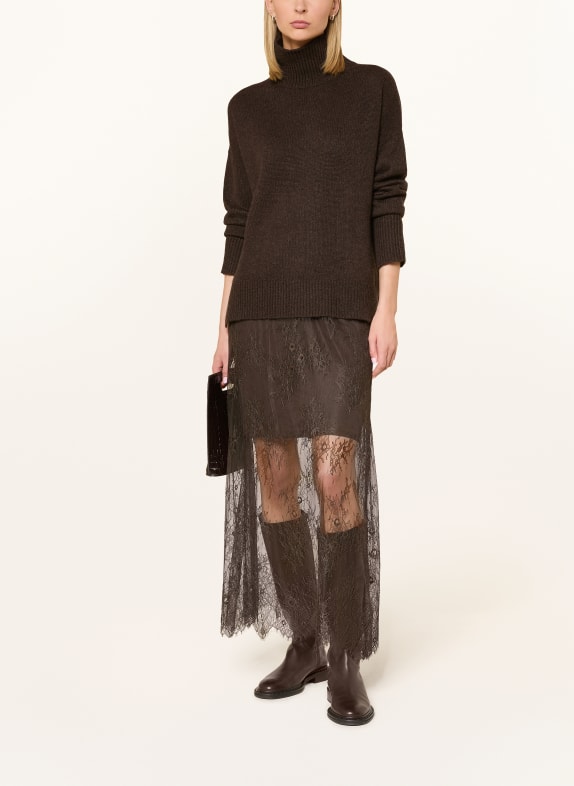 darling harbour Pullover mit Cashmere chocolate melange