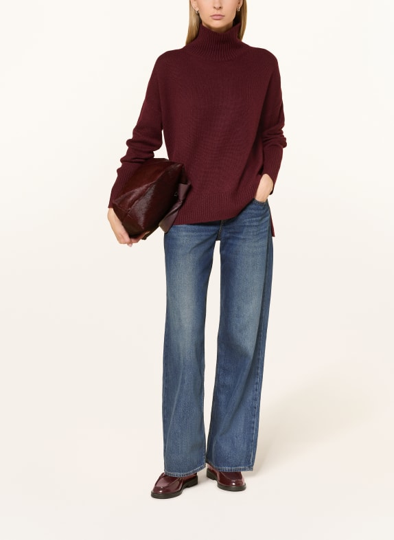 darling harbour Pullover mit Cashmere deep merlot