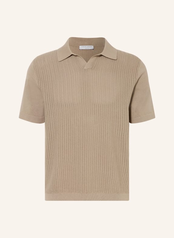 TIGER OF SWEDEN Gebreid poloshirt EOIN OLIJF