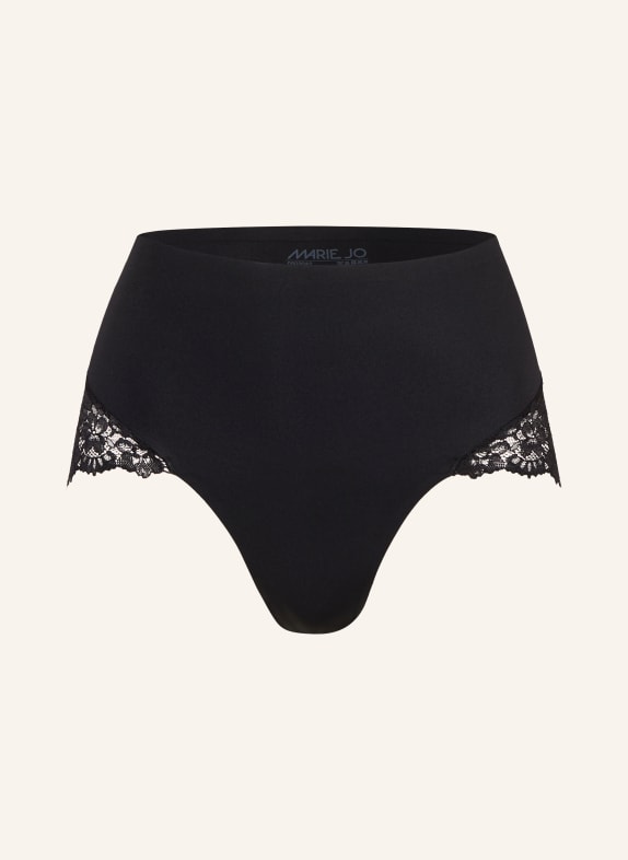 MARIE JO Majtki z wysokim stanem SOFT STUDIO CZARNY
