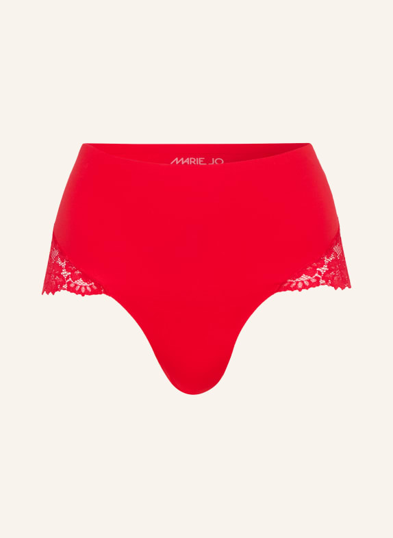 MARIE JO Majtki z wysokim stanem SOFT STUDIO CZERWONY