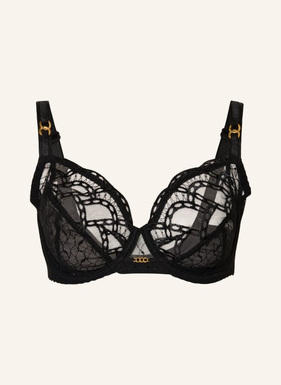 PrimaDonna Podprsenka s kosticemi NAICA ČERNÁ