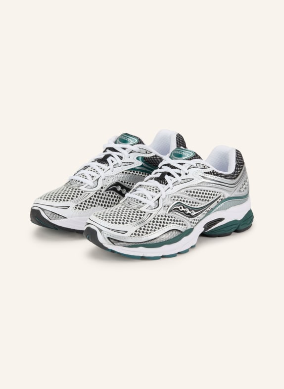 saucony PROGRID OMNI 9 Sneakers WHITE / SILVER / DARK GREEN