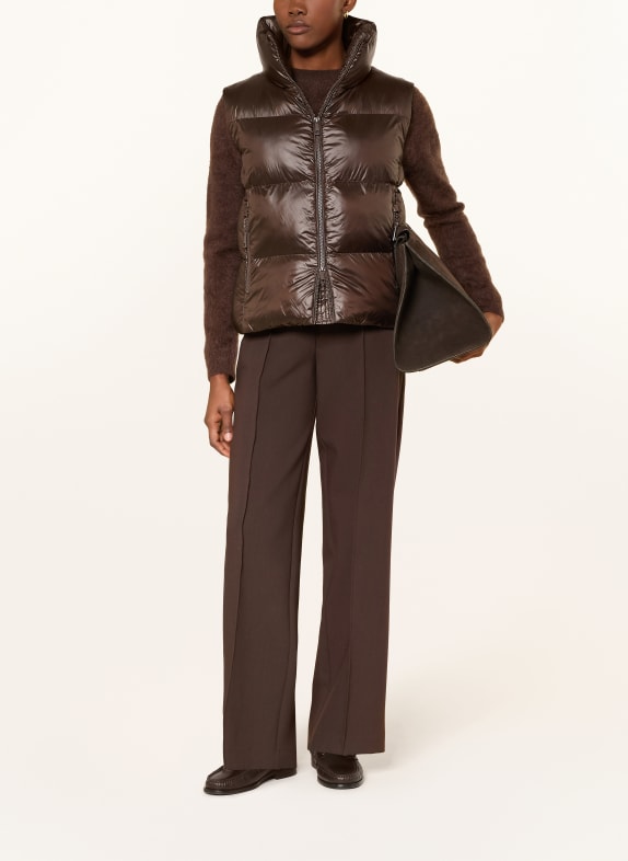 darling harbour Steppweste DARK BROWN
