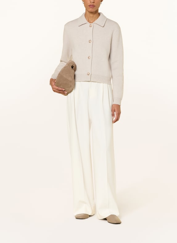 darling harbour Strickjacke mit Cashmere CHALK