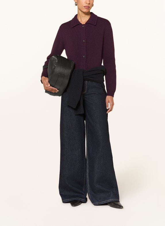 darling harbour Strickjacke mit Cashmere PLUM