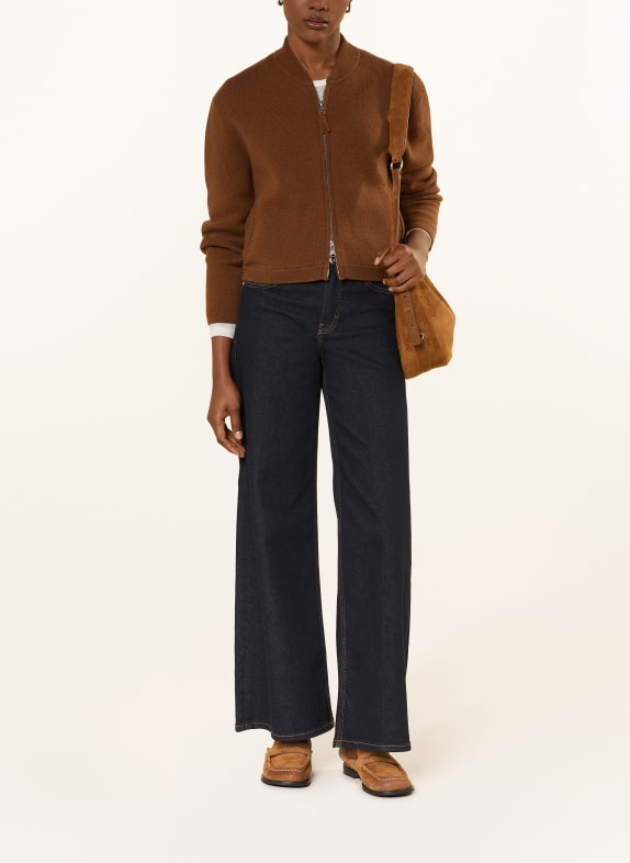darling harbour Strickjacke mit Cashmere TOFFEE