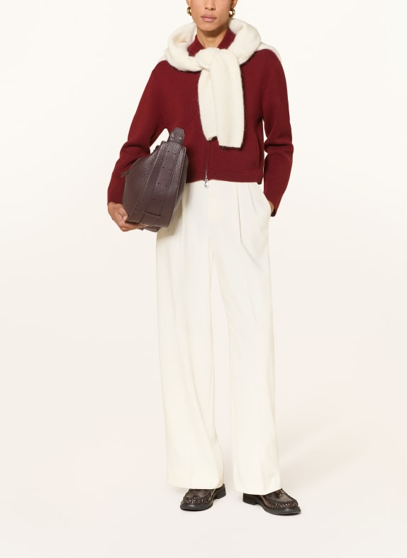 darling harbour Strickjacke mit Cashmere BORDEAUX