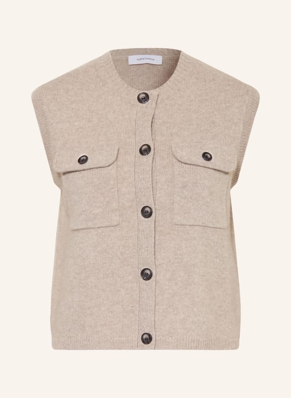 darling harbour Gilet en maille avec cachemire kitt melange