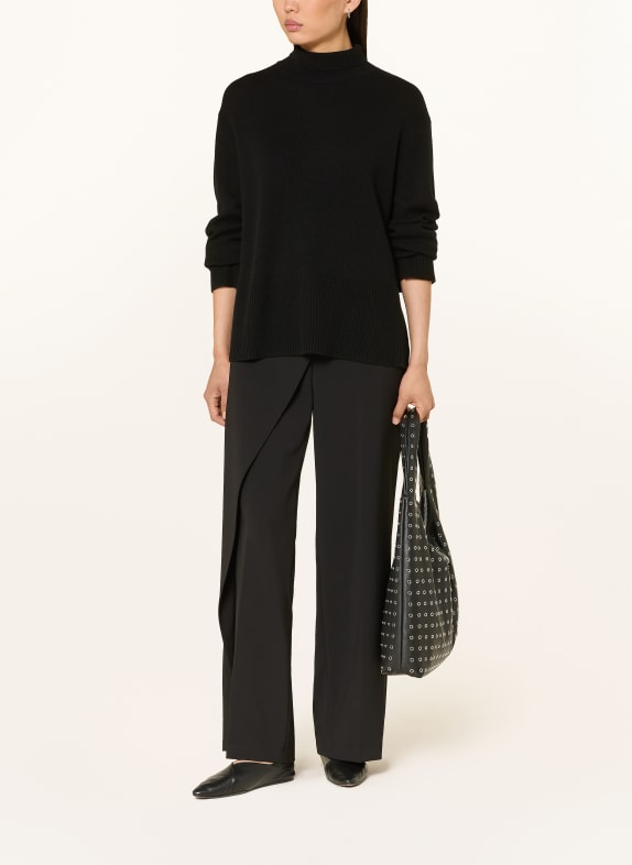 darling harbour Pullover mit Cashmere BLACK