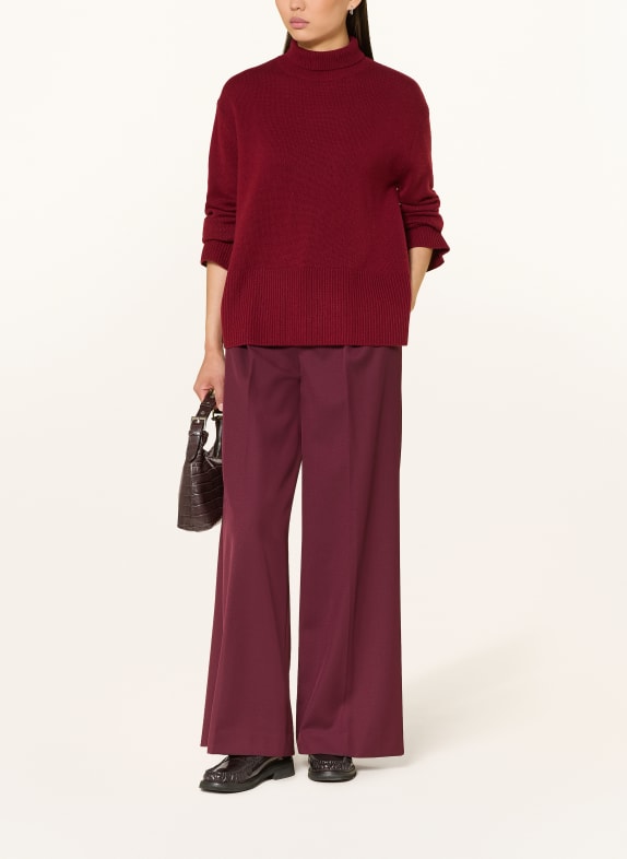 darling harbour Pullover mit Cashmere BORDEAUX