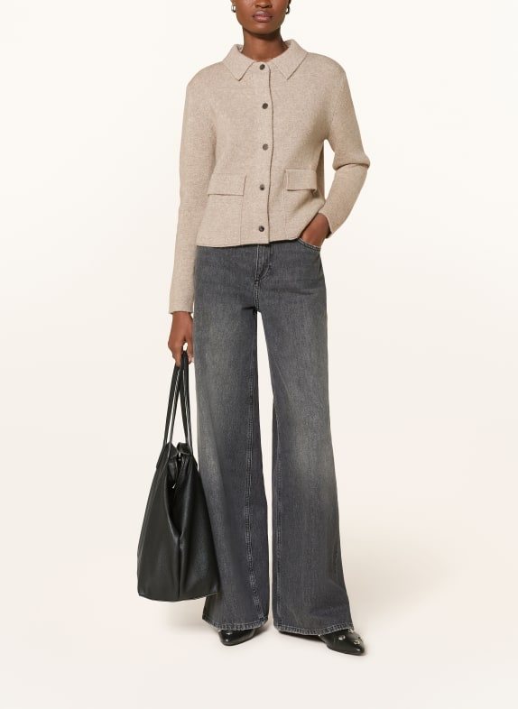 darling harbour Strickjacke mit Cashmere kitt melange
