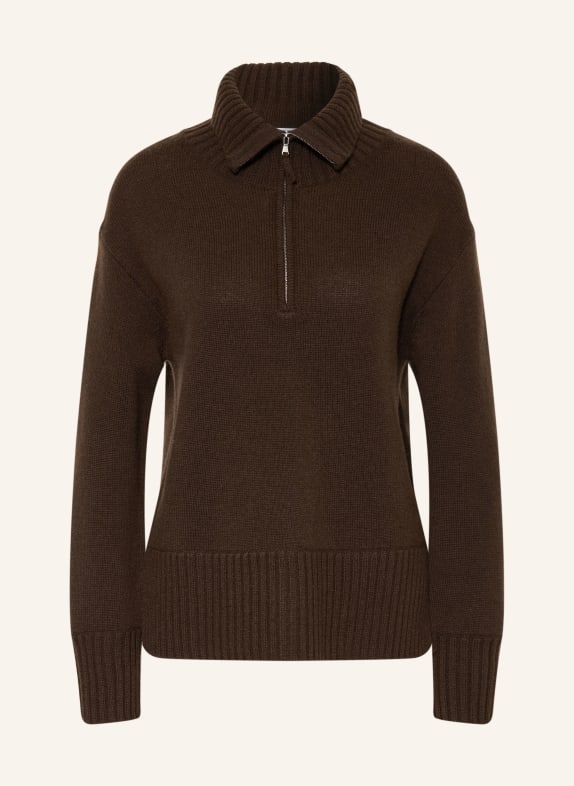 darling harbour Troyer mit Cashmere DARK BROWN