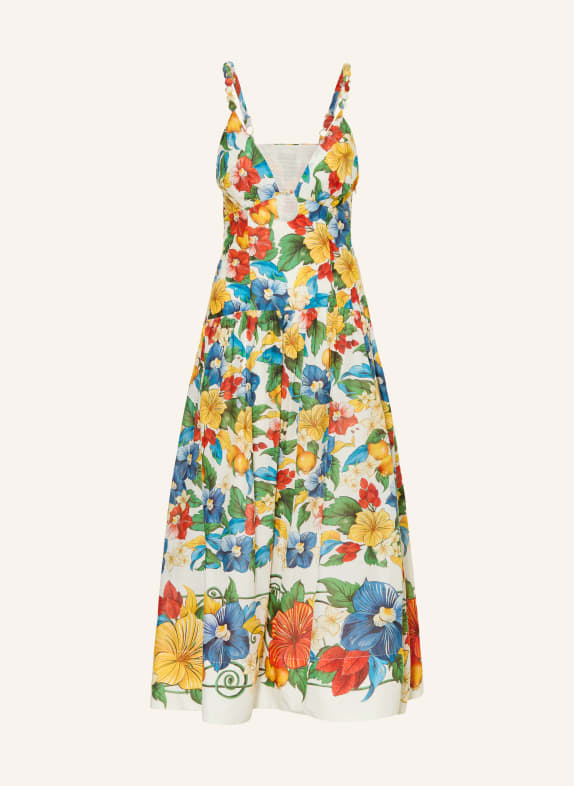 FARM RIO Šaty s ozdobnými kamínky ZELENÁ / MODRÁ / BÍLÁ