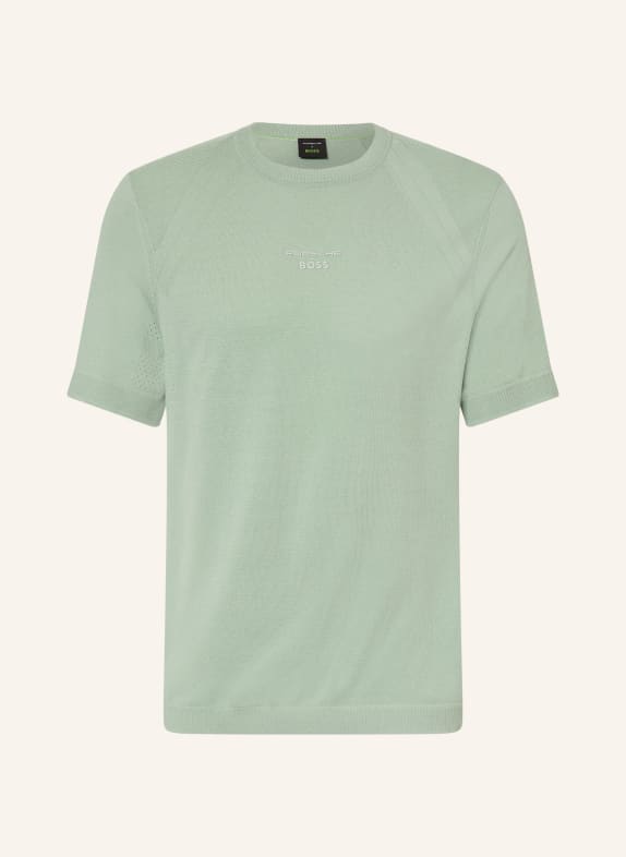 BOSS Strickshirt SPIRIT70 HELLGRÜN