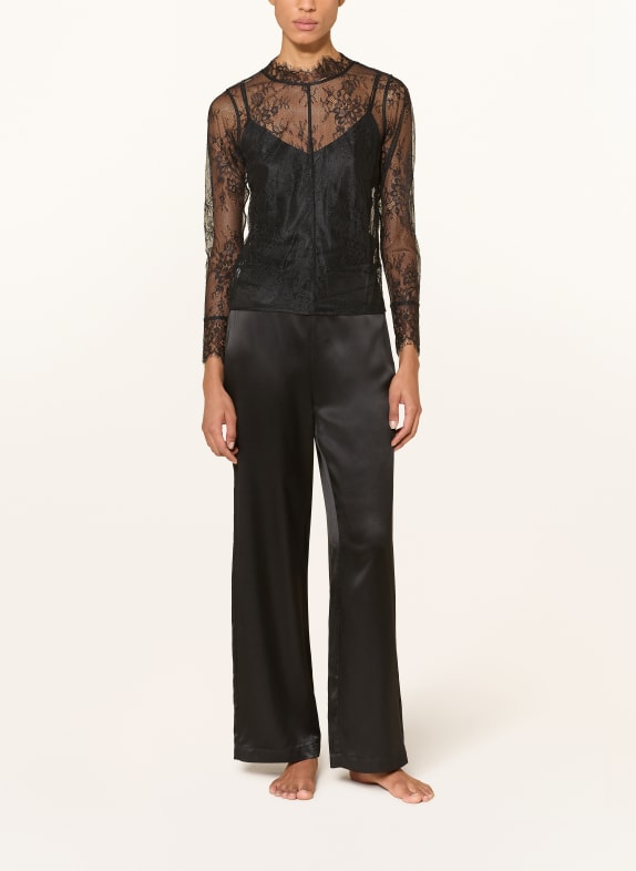 SIMONE PÉRÈLE Loungeshirt MARGOT ZWART
