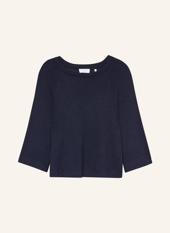 Rich & Royal pletené tričko TMAVĚ MODRÁ