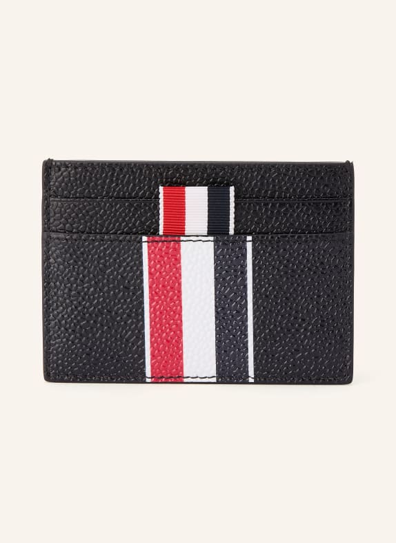 THOM BROWNE. Card holder BLACK / RED / WHITE