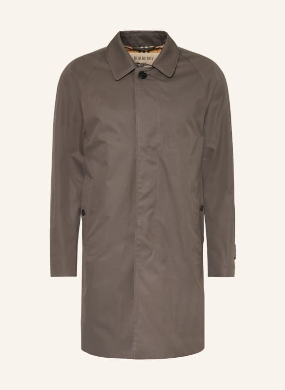 BURBERRY Płaszcz CAMDEN CZIEMNOSZARY