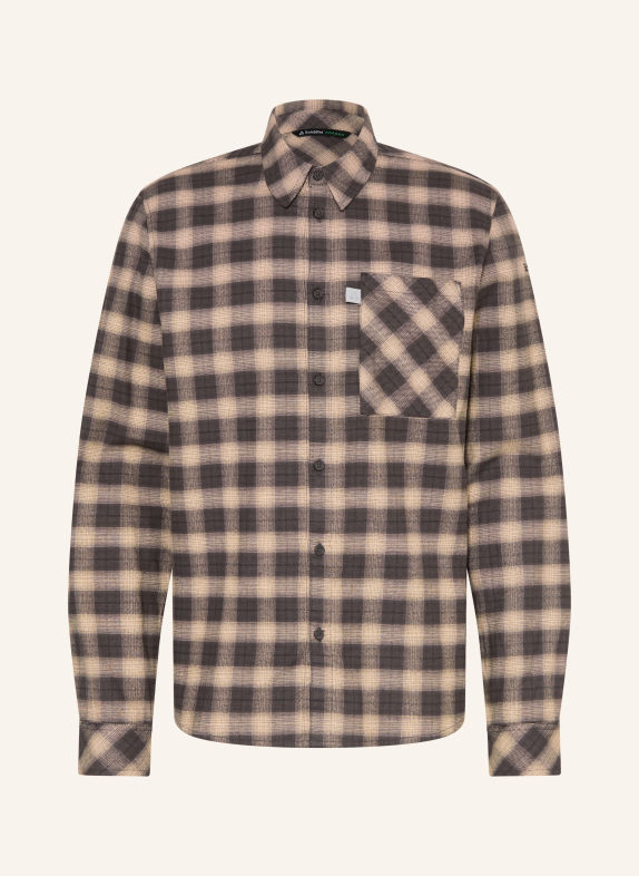 Schöffel Outdoor-overhemd KLEION ZWART / BEIGE