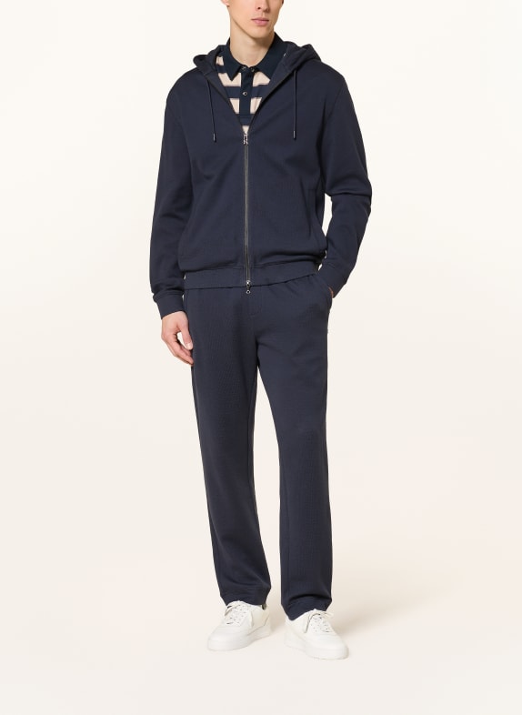 BOGNER Gebreid vest LAROS DONKERBLAUW